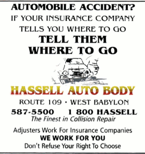 Go to the Hassell Auto Body website